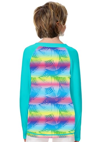 Image of Remimi Unisex Kids Rash Guard Long Sleeve SPF 50+ Tie Dye Sun Shirt 3-12 Years