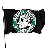 The Migh-Ty Ducks of Anaheim Garden 3x5Ft Flag Outdoor Indoor Party Home House Sign Decor Banner Fade Proof Flags
