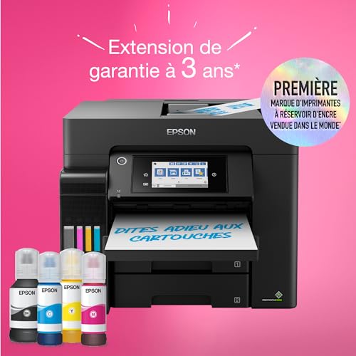 Epson EcoTank ET 5855 Jet d'encre A4 4800 x 2400 DPI 25 ppm Wifi Neuf - vue 7