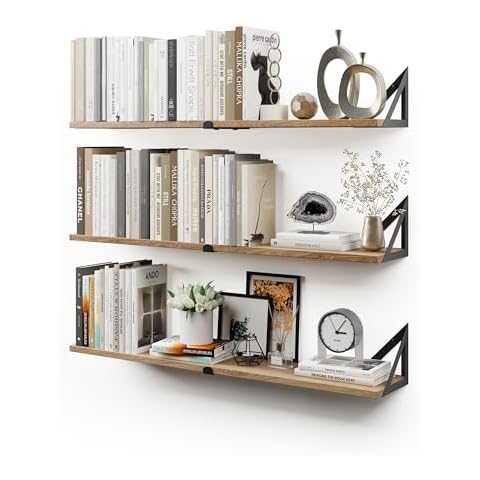 CASSA Wall Mounted Floating Book Shelves Set Cover