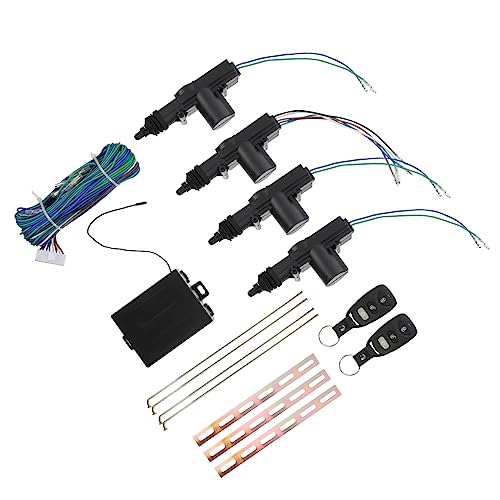 Unomor 1Set Practical Car Remote Central Lock System Auto Security Lock for Doors Strong Interference Durable Materials Convenient Car Accessories
