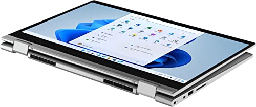 Image of DELL [Windows 11 Home] 2021 Inspiron 5000 2 in 1 Laptop, 14 inch Touchscreen, Intel Core i3-1115G4 Processor, 8GB RAM, 512GB PCIe SSD, Remote for Work, Webcam, Wi-Fi 6, HDMI, Type-C, Backlit KB
