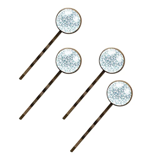 Épingles à cheveux chat sirène lot de 4 accessoires de coiffure en alliage dore