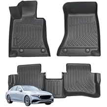 Priprilod Floor Mats Fit for Mercedes-Benz E Class E200 E350 E450 E53 AMG 2024 All Weather Protector TPE Floor Liners Custom Fit Car Mats Non-Slip