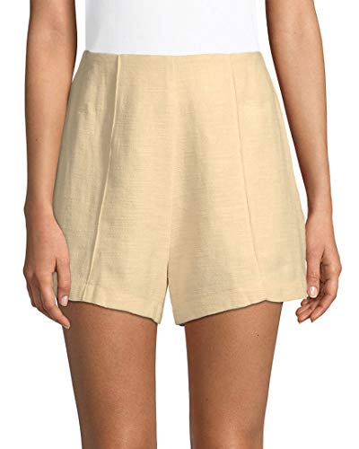 ASTR the label Womens Rubi Casual Walking Shorts, Off-White, Medium