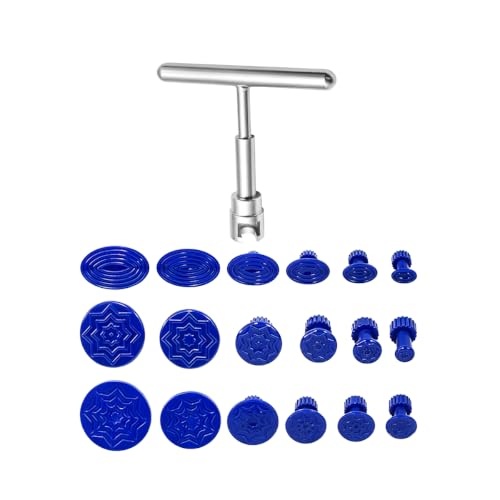 19PCS Car Dent Repair Puller Kit, T-Bar Tool & 18PCS Pulling Tabs