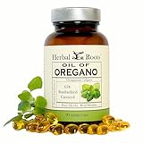 Mortar and Pestle Herbs Oil of Oregano - Made from Organic Mediterranean Oregano - 90 Easy to Swallow Softgel Capsules - Extra Strength 150 mg - Made in the USA