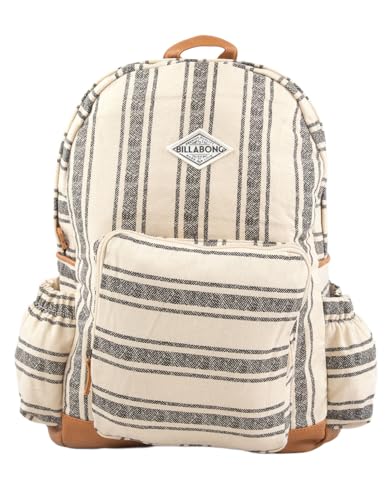 Billabong Womens Home Abroad Backpack, Black & White