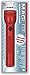 Maglite Heavy-Duty Incandescent 2-Cell D Flashlight, Red
