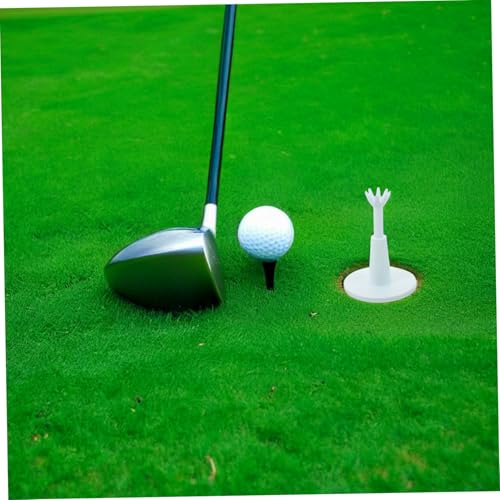 Tees de simulador de golf de plástico flexibles para práctica interior 5