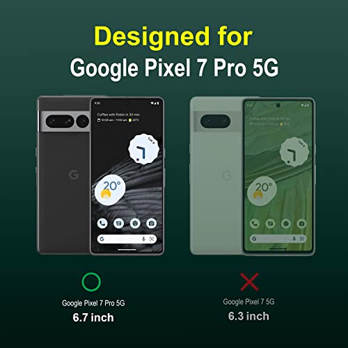 Image of Amazon Brand - Solimo Mobile Cover for Google Pixel 7 Pro 5G (Silicone DarkGreen)