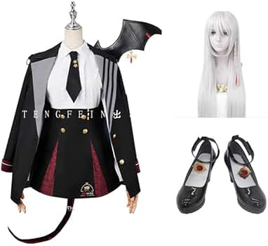 Amazon.co.jp: [zhuang] ブルーアーカイブ 黒舘ハルナ コスプレ