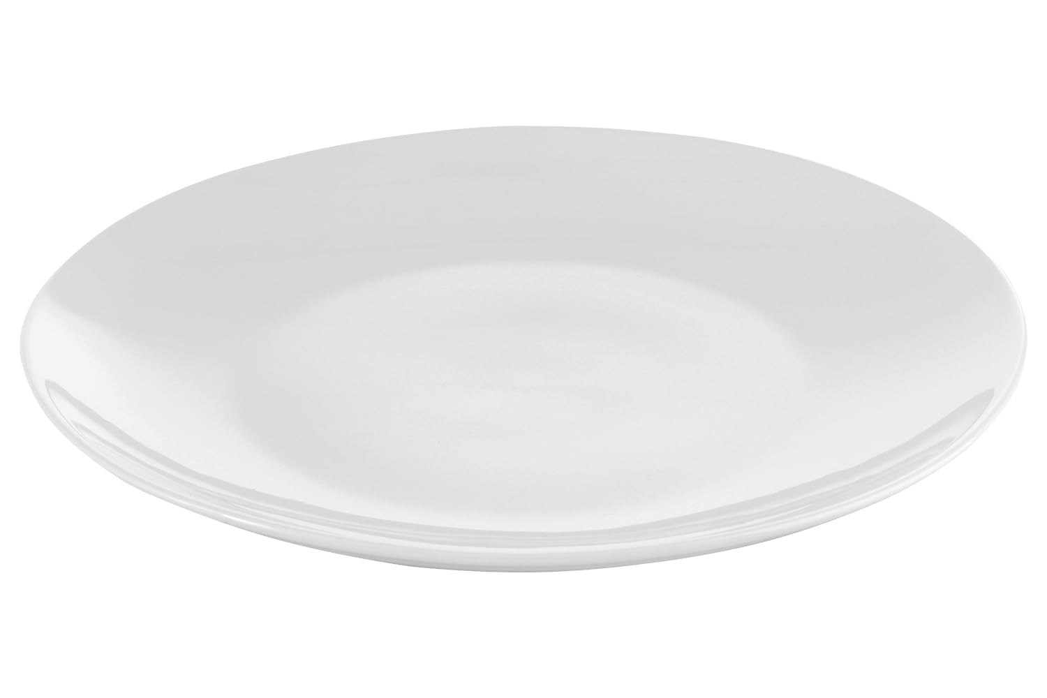 Tafelservice, Geschirrset, Weiß, Porzellan, 24-tlg., für 12 Personen