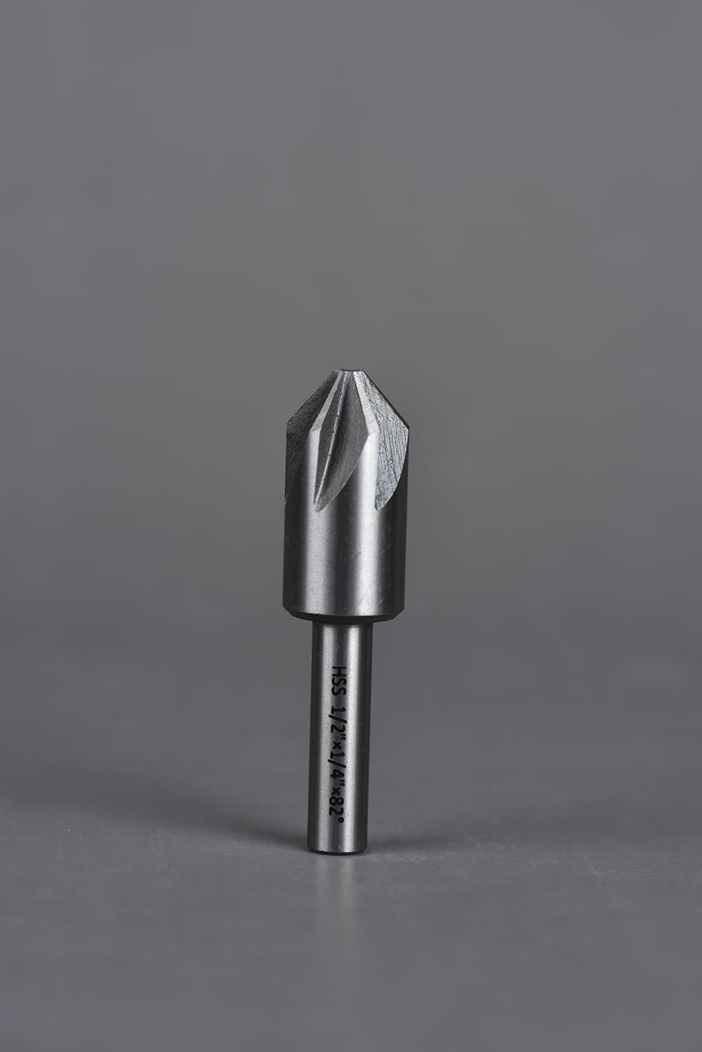 Countersink Drill Bits Set JESTUOUS 82 Degree 6 Flute 3/4" 5/8" 1/2" 3/8" 1/4" HSS Round Shank Precision Ground for Metal,5 Pieces