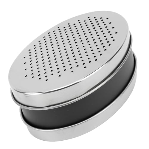 Rallador portátil dúo con contenedor, acero y plástico negro miniatura 4