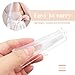 Quacc 6 PCS Empty Lip Gloss Tubes 8ml Clear Soft Mini Cosmetic Containers Refillable Lip Balm Squeeze Tube for DIY Lip Gloss Balm Makeup Travel Toiletries