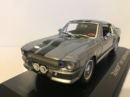 GreenLight Collectibles Gone in Sixty Seconds 1967 Ford Mustang Eleanor 1/43 Scale Diecast Model Car Gray - Thumbnail 5