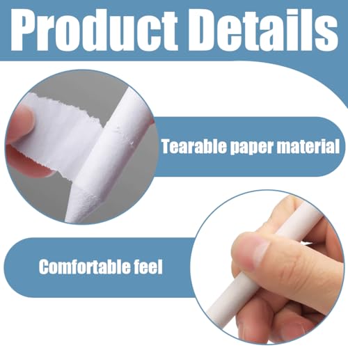 DOKRIN Difuminadores de dibujo Un set de 12 pinceles de dibujo, un pincel de dibujo a lápiz y papel borrador: un kit de dibujo profesional perfecto para artistas y aficionados al bricolaje. - imagen 2
