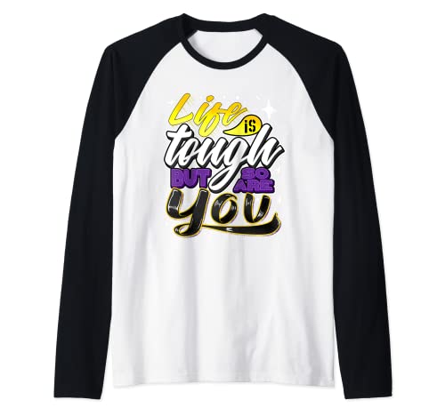Das Leben ist hart, nicht binär und geschlechtsspezifisch Raglan