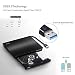 elloLife Lector CD Externo, Grabadora CD / DVD Externa Usb 3.0, Unidades...