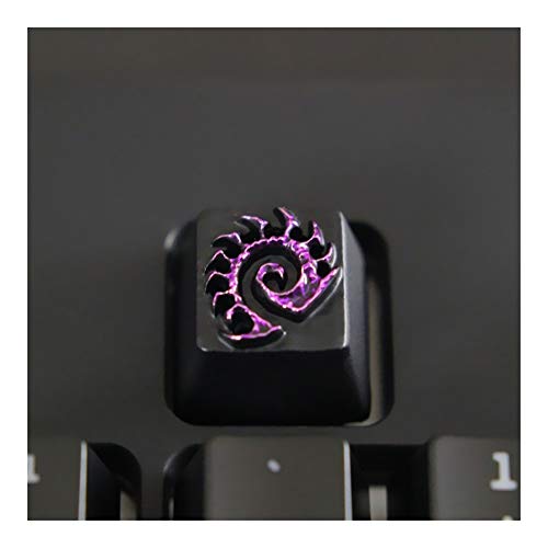 Keyboard keycaps 1 Piece Zinc-Aluminum Backlit Keycap for Mechanical Keyboard 2 SC2 Zerg