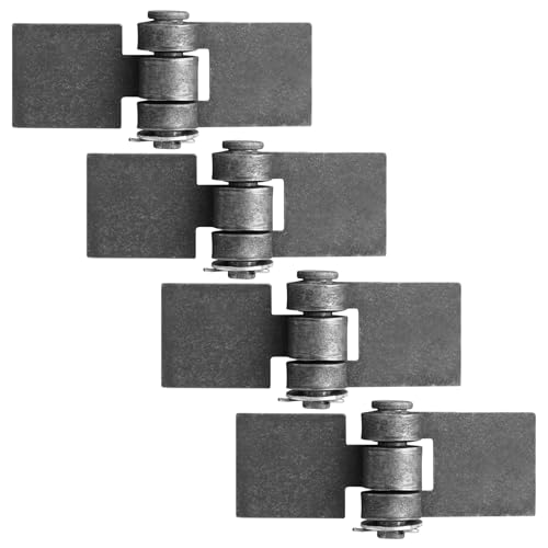 heneng 4 Pcs Steel Butt Hinge, 4-1/2