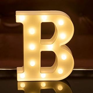 Focux LED Letter Lights Alphabet Light Up Sign for Night Light Home Party