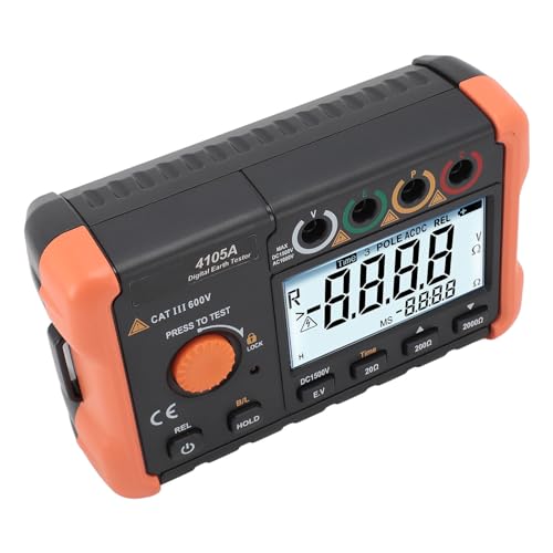 Mesure haute tension sécurisée avec le compteur de résistance au sol LCD