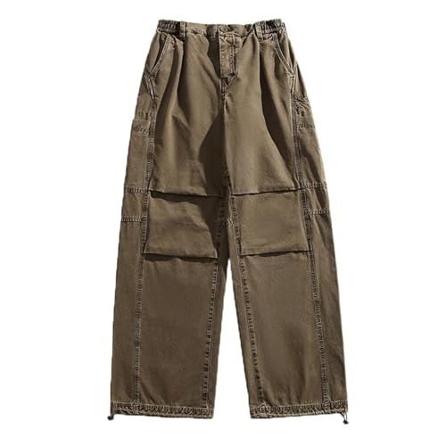 Men's Pants American Cotton Retro Wide-Leg Casual Workwear Men's Pants American Cotton Retro Wide-Leg Casual Workwear