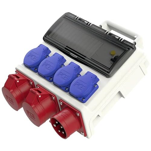Répartiteur de prises CEE mobile équipé coffret de chantier IP44 12 modules