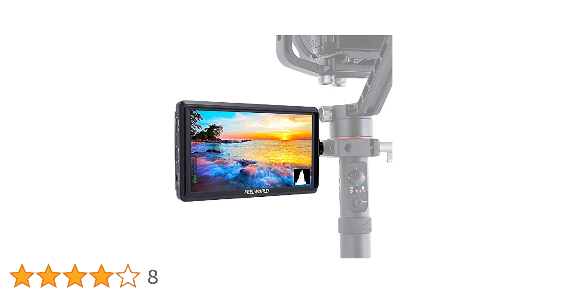 Feelworld FW568 5.5インチモニター カメラ用液晶モニター FEELWORLD FW568 5.5インチ小型カメラDSLRモニター4K HDMIフルHD