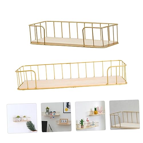 Support pour pots de fleurs suspendus robuste et étagère rectangulaire stable - 4