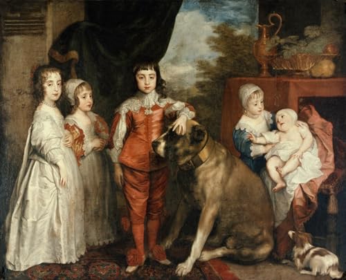 Peinture poster impression de Van Dyck pour métamorphoser votre salon contemporain