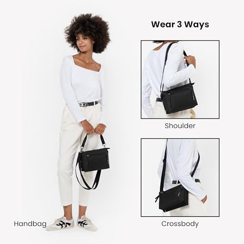 Image of Sherpani Mei, Small Anti Theft Crossbody Purse, Lightweight Cross Body Bag, Handbags, Fashion Trio Bag