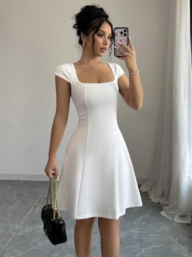 Image of GRECIILOOKS Women's One Piece Dress - Stylish Midi Party Dress for Women | Summer Casual Wear for Events, Date & Evening Look