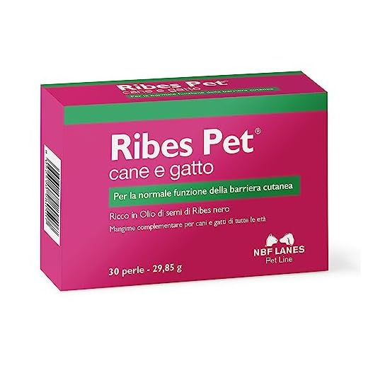 NBF Lanes | Ribes Pet Cane e Gatto, 30 Perle Appetibili, per la Normale Funzione della Barriera Cutanea
