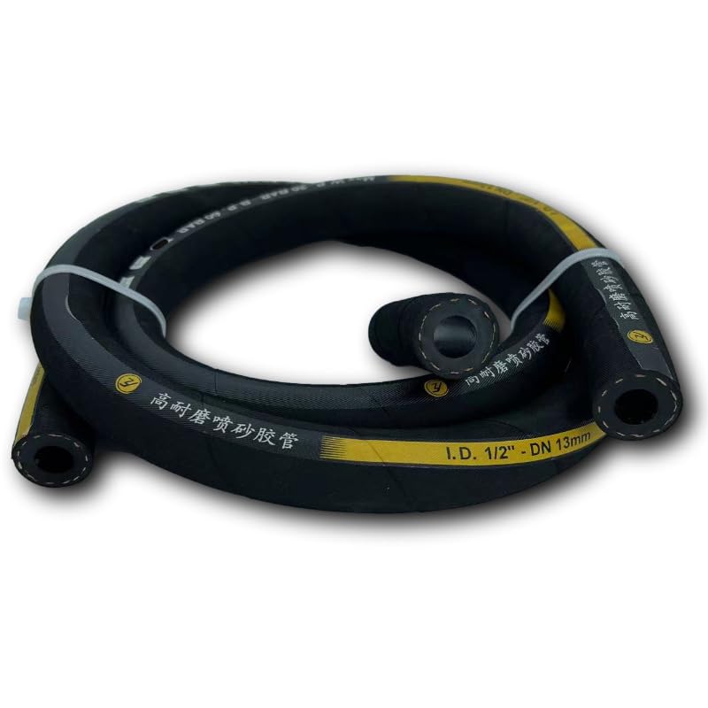 Tuyau de sablage robuste 100℃ pour aciéries et chantiers navals