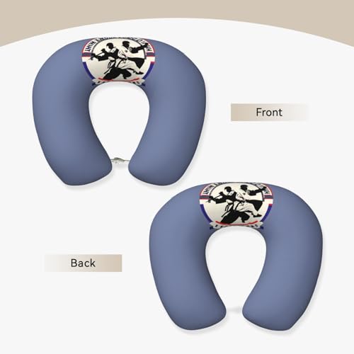 Almohada viscoelástica negra talla única de viaje miniatura 3