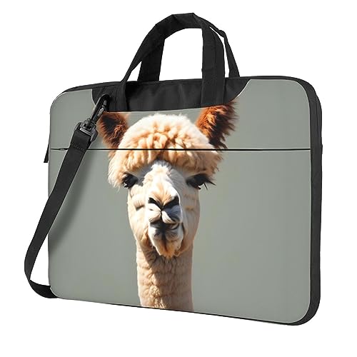 Sac ordinateur portable élégant noir HYTTER finition alpaga
