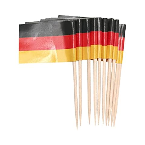 DELIGHTBOX Germany Flag Toothpicks - Package of 100 Cover