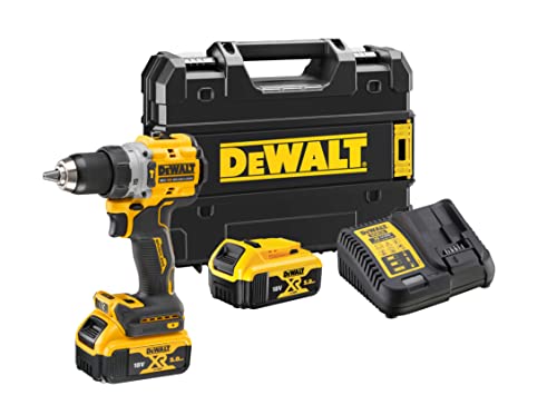 �f�E�H���g(DEWALT) 18V XR Li-Ion �u���V���X �U���h�����h���C�o�[ 18V 5Ah�o�b�e���[2�� �[�d�� TSTAK�L�b�g�{�b�N�X�t�� DCD805P2T
