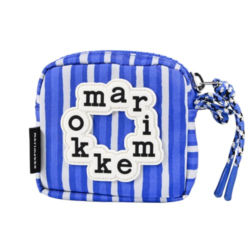 マリメッコ marimekko 小物入れ ポーチ Niekka ニエッカ ピッコロ ブルー ホワイト ストライプ 95662 095662 550 北欧雑貨 北欧デザイン [並行輸入品]