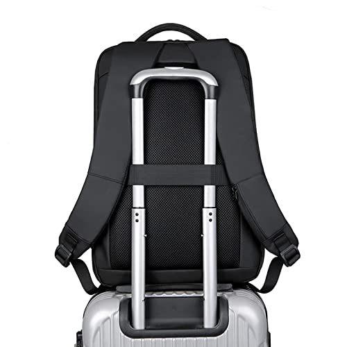 Elsegeod Anti Theft Hard Shell Laptop Backpack Waterproof Computer Backpack With Usb Charging Port 17 Inch Gaming Business Backpack For Men Women，Black #TOP7