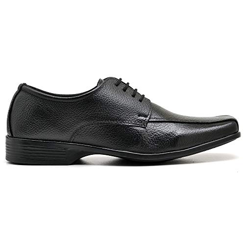 Sapato Social Masculino Derby Polo State Tradicionally Preto (42)