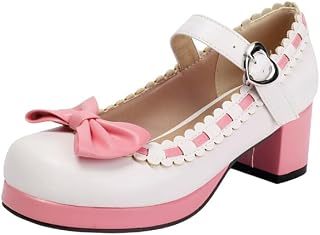 JKaur® Square Sandals for Women Thick Heels PU Soft Rubber Sole Footwear | White - 35 Price In India