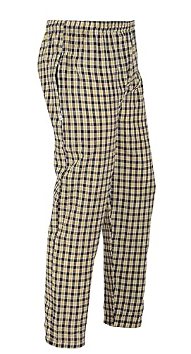 Image of Men's Cotton Checkered Pajama (Pack of 3) (Multicolored)