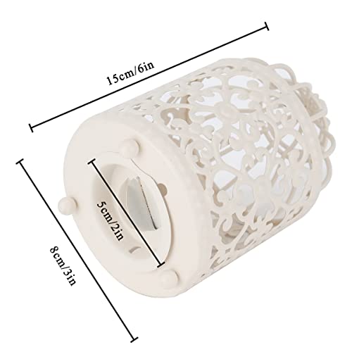 JHY DESIGN 2PCS Stile Portacandele in Metallo da