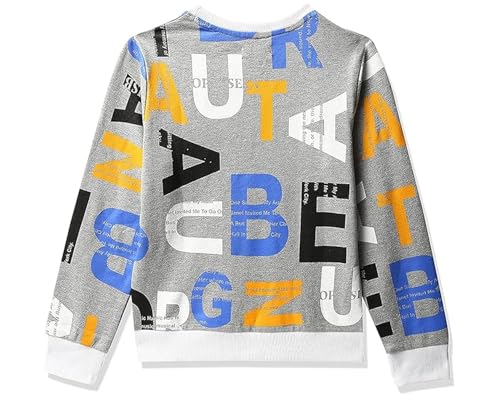 Image of Clotth Theory Boys Cotton Round Neck Full Sleeves Sweatshirt for Light Winters
