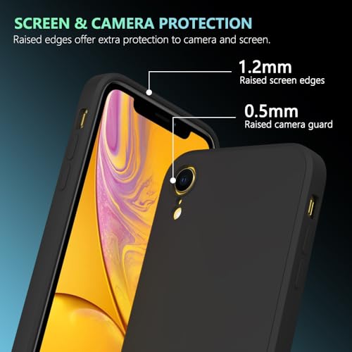 Image of for iPhone XR Case Black, Scratch Resistant with Soft Touch, Slim Thin Phone Cover for iPhone XR 6.1 inch