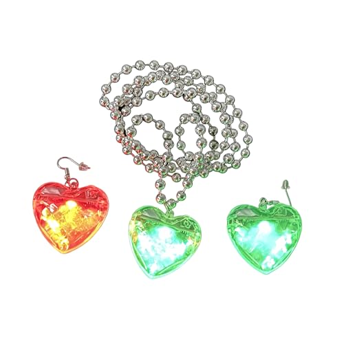 Boucles d'oreilles et collier à LED rechargeables : bijoux tendance pour mariage